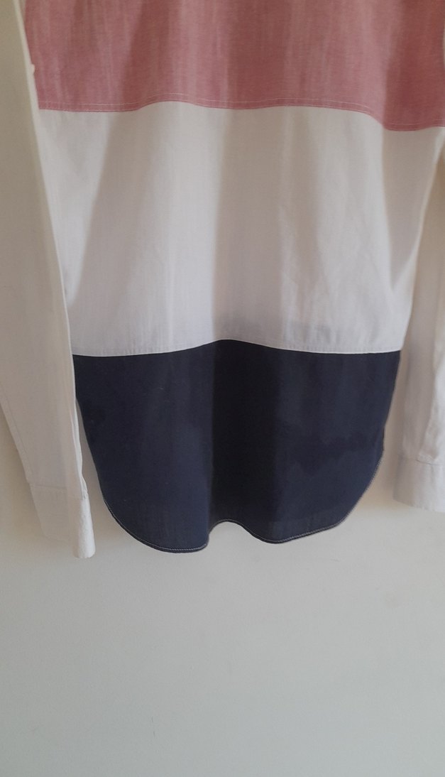 Erkek Renk Bloklu Pamuklu Gömlek - Görsel 5