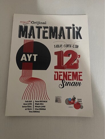 Mikro orjinal deneme mat