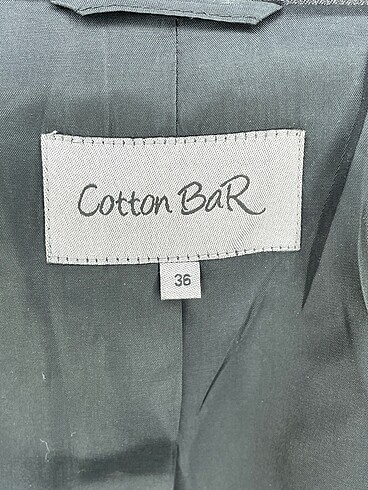 36 Beden siyah Renk Cotton Bar Blazer %70 İndirimli.