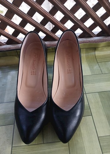 37 Beden Diger Siyah Stiletto Kadın Ofis Ayakkabısı