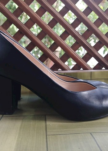 Diğer Diger Siyah Stiletto Kadın Ofis Ayakkabısı