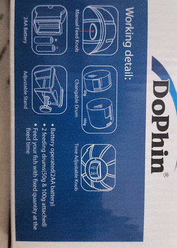 Balık yemlik makinası DoPhin AF007 Otomatik