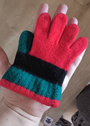 %100 yün Bebek Eldivenleri - Görsel 3