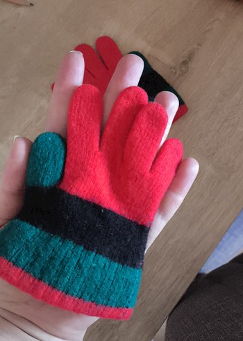 %100 yün Bebek Eldivenleri - Görsel 2