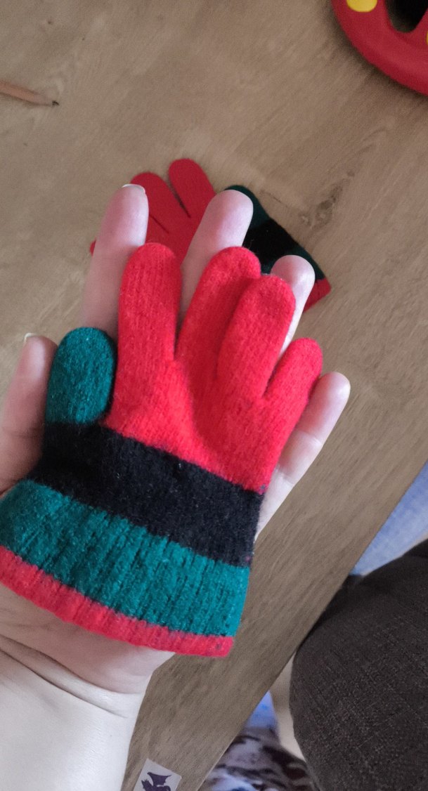 %100 yün Bebek Eldivenleri - Görsel 2