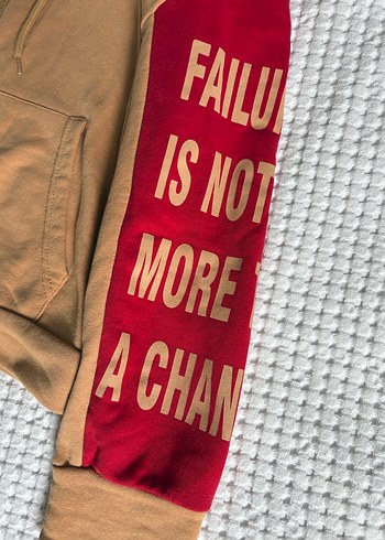 s Beden kahverengi Renk Kadın Kapüşonlu Fermuarlı Sweatshirt
