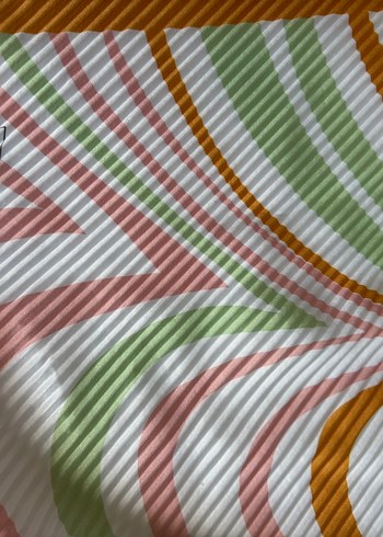  Beden Fresh Scarfs Çok Renkli Pileli Şal