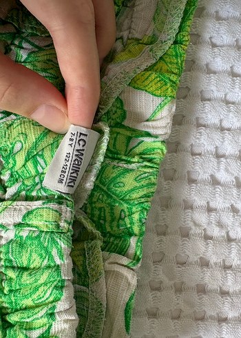 8 Yaş Beden yeşil Renk Kız çocuk pantalon