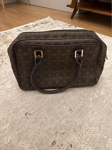 Orijinal Vakko Monogram PVC El Çantası