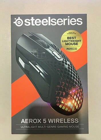 Steelseries Aerox 5 wireless sıfır kapalı kutu