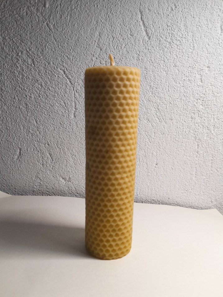 Doğal Bal Mumundan Yapılma Mum - Görsel 2