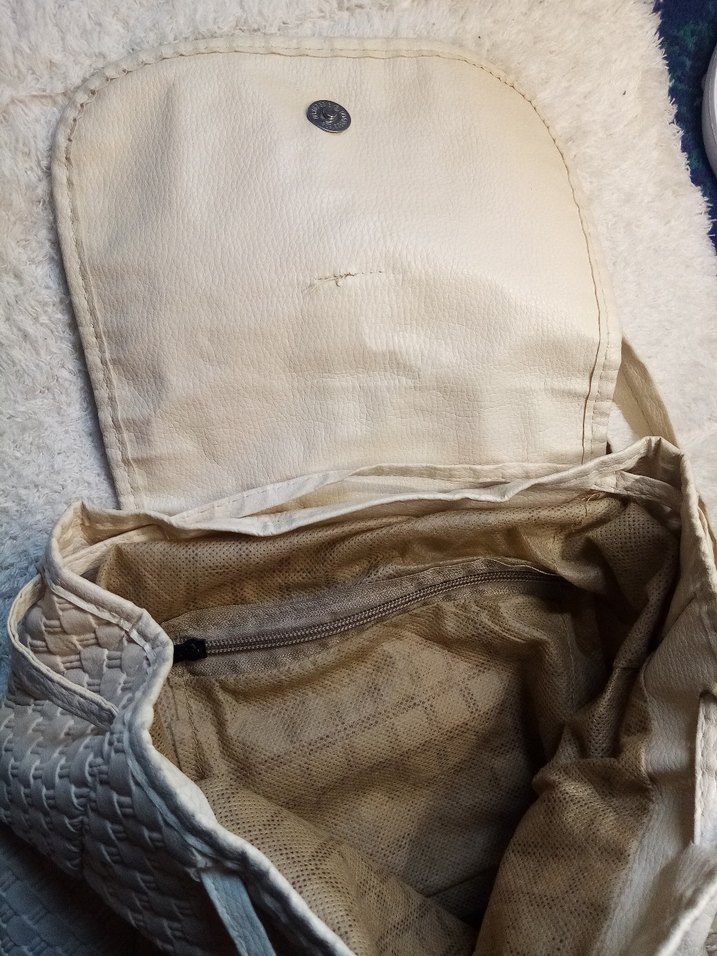 Bej Kadın Sırt Çantası - Görsel 4