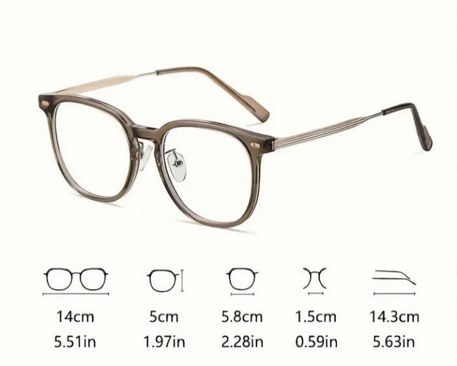 Şeffaf Gri Kadın Gözlüğü - Görsel 4