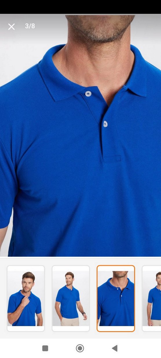 Tudors Orijinal Erkek Mavi Polo Yaka Kısa Kollu Tişört - Görsel 2