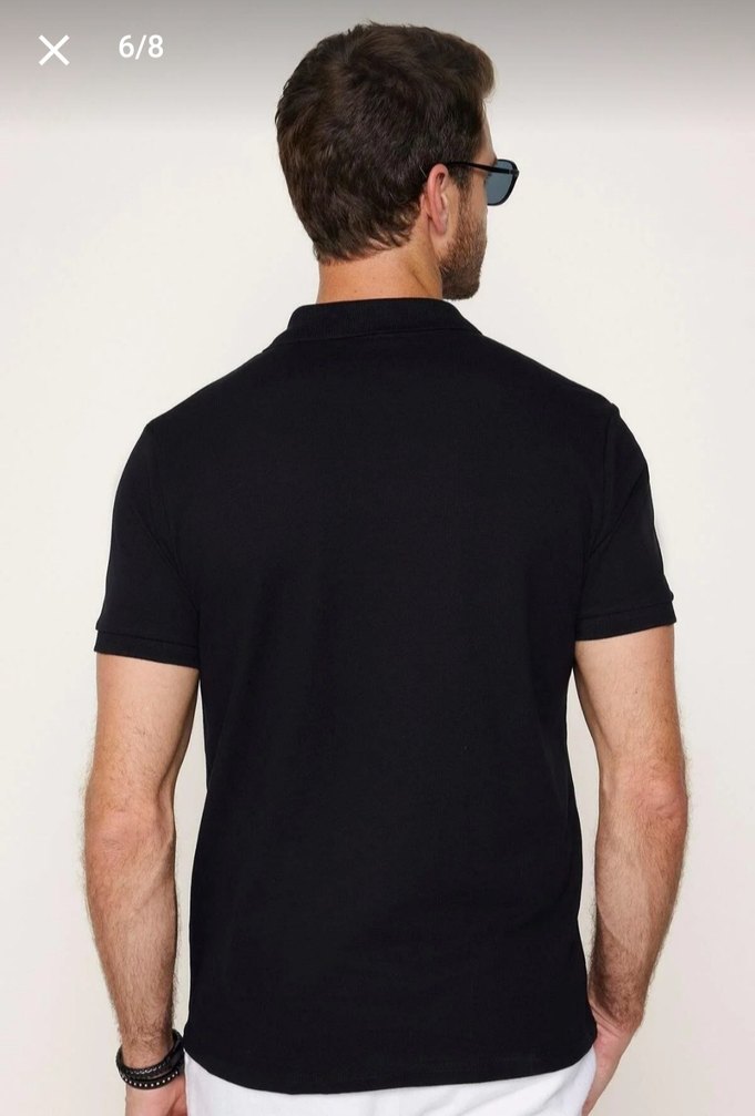 Siyah Tudors Orjinal Kısa Kollu Erkek Polo Tişört - Görsel 4