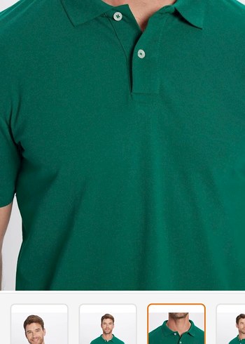 Tudors Orjinal Erkek Yeşil Kısa Kollu Polo Tişört - Görsel 5