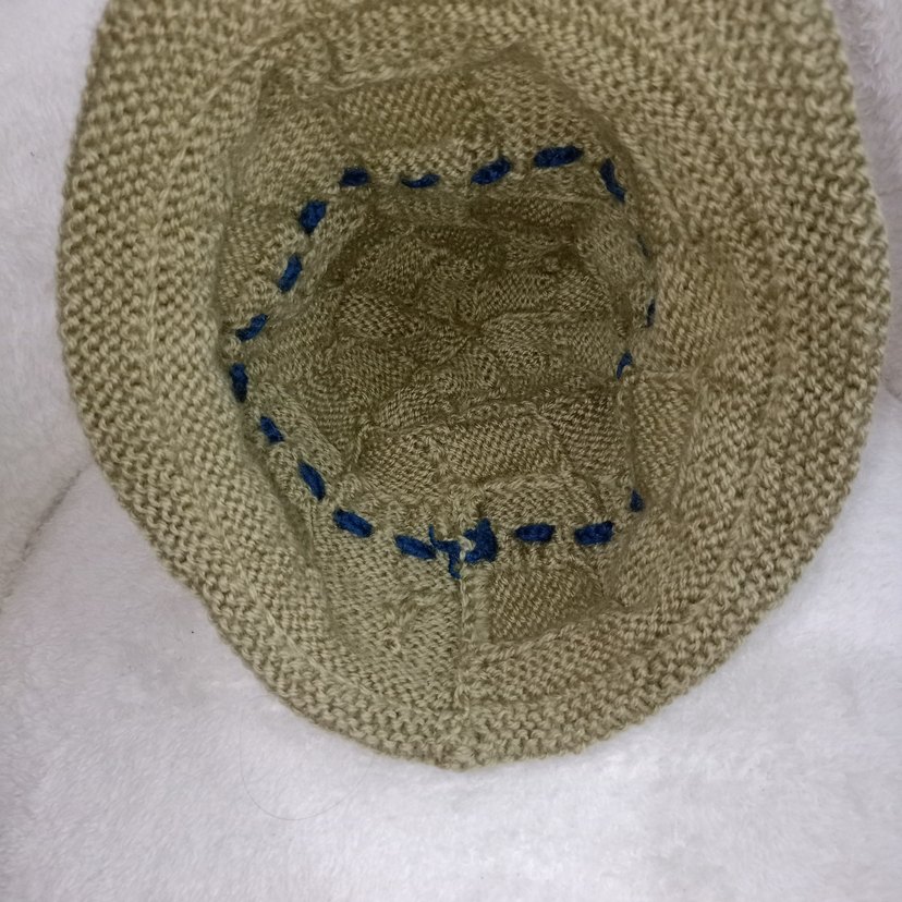 Bej Örgü Kadın Bere - Görsel 2