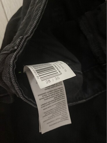 28 Beden Mavi baggy pantolon