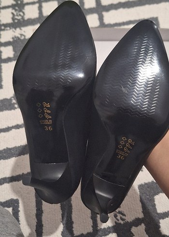 36 Beden siyah Renk Siyah Stiletto Topuklu Kadın Ayakkabı