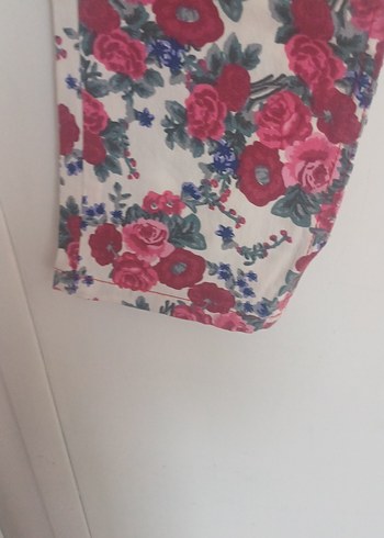Çiçek Desenli kadın pantolon - Görsel 6