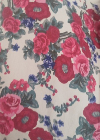 Çiçek Desenli kadın pantolon - Görsel 5