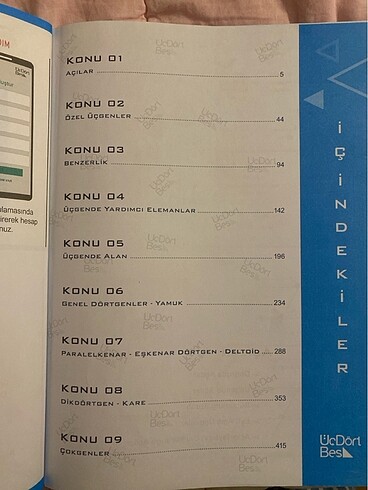 Beden 345 GEOMETRİ SORU BANKASI