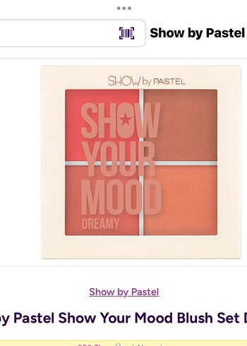 Show by Pastel Mood Allık Seti