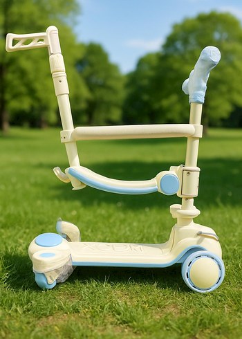Pastel Mavi Çocuk Scooter