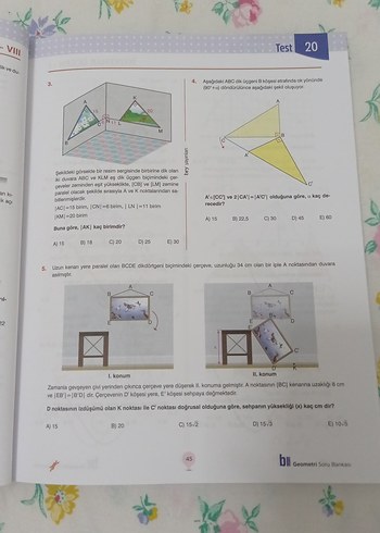 BRY Gelişim Serisi Orta Düzey Geometri Soru Bankası
