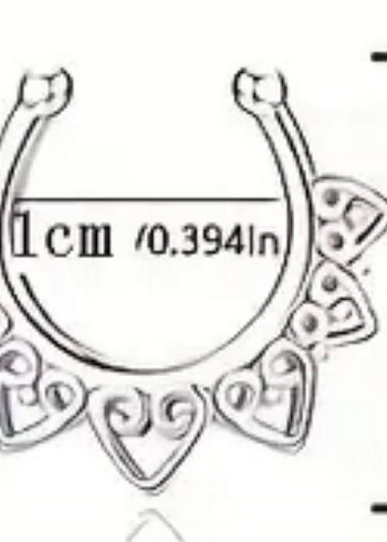 Parlak Kadın Sahte Burun piercing - Görsel 3