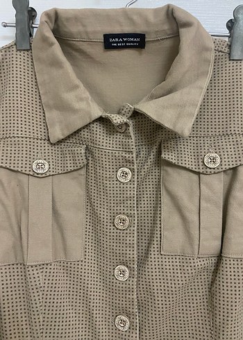 Zara Bej Kemerli Kadın Tulum - Görsel 3