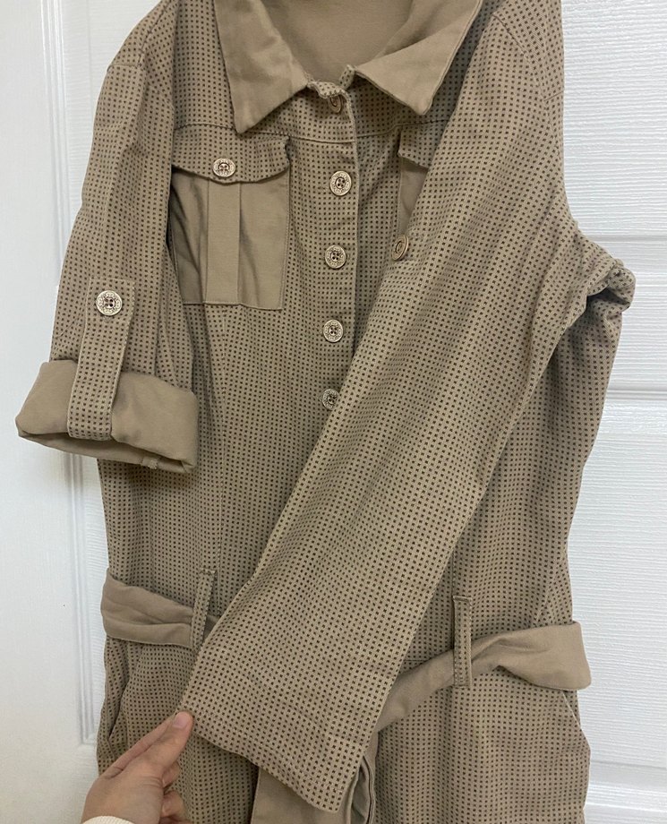 Zara Bej Kemerli Kadın Tulum - Görsel 4