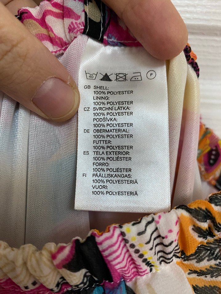 H&M Kadın Çok Renkli Uzun Piliseli Tulum - Görsel 3