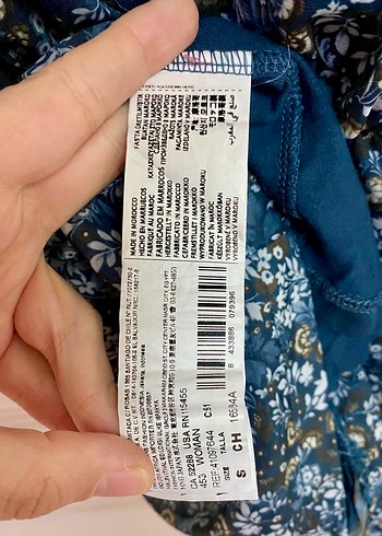 Mango Lacivert Çiçek Desenli Askılı Kadın şort Tulum - Görsel 7