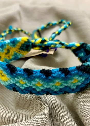 El örgüsü Etnik Bohem Çok Renkli Bileklik - Görsel 3