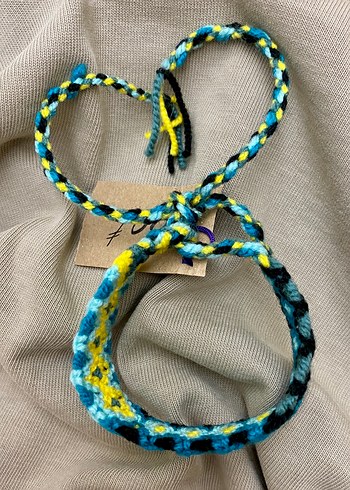 El örgüsü Etnik Bohem Çok Renkli Bileklik - Görsel 2