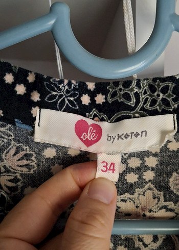 xs Beden çeşitli Renk Çiçekli V Yakalı Mini Bohem Elbise