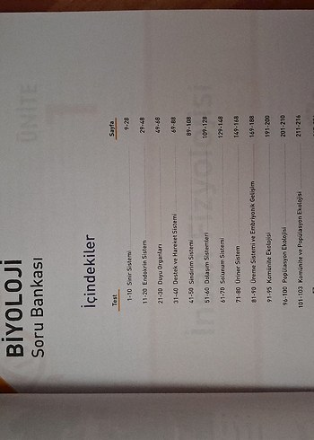 11. Sınıf Biyoloji Soru Bankası - EİS Yayınları