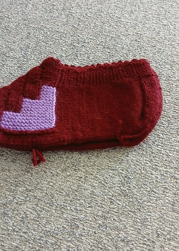 8 adet agir model el örgüsü patikler - Görsel 2