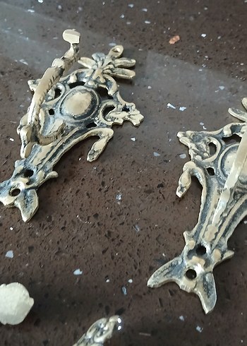 Zincir Detaylı Vintage Kadın Kol Düğmeleri - Görsel 5