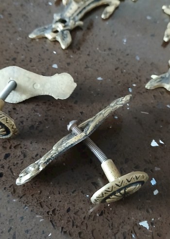 Zincir Detaylı Vintage Kadın Kol Düğmeleri - Görsel 4