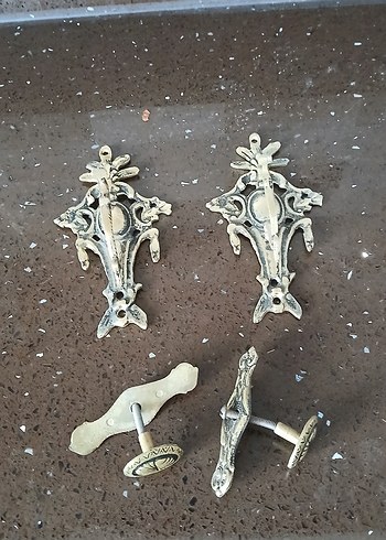 Zincir Detaylı Vintage Kadın Kol Düğmeleri - Görsel 6