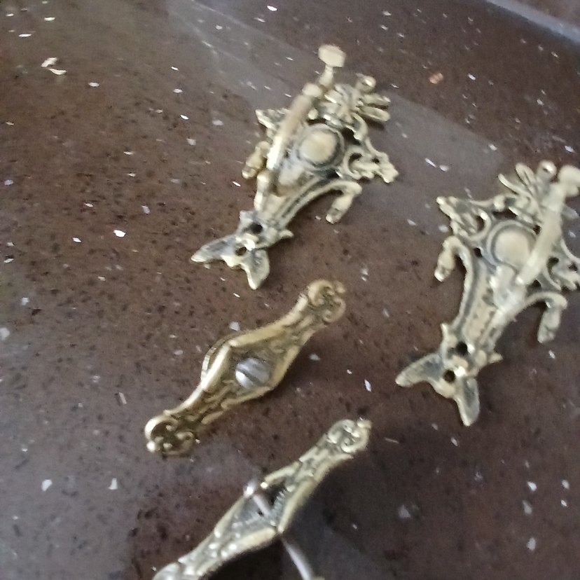 Zincir Detaylı Vintage Kadın Kol Düğmeleri - Görsel 3