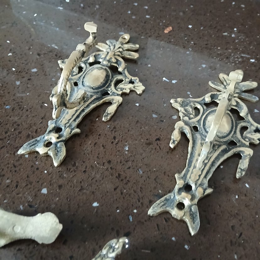 Zincir Detaylı Vintage Kadın Kol Düğmeleri - Görsel 5