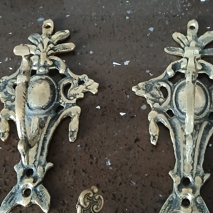 Zincir Detaylı Vintage Kadın Kol Düğmeleri - Görsel 2