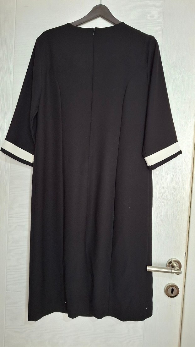 Şık aksesuarları Siyah abiye Elbise - Görsel 2