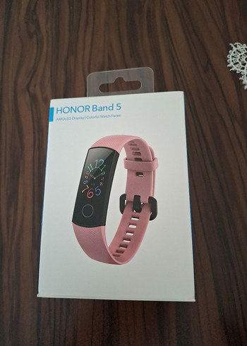 Pembe HONOR Band 5 Akıllı Bileklik