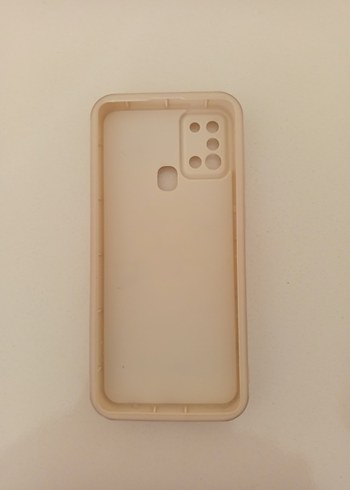 Düğmeli Bej Pastel Telefon Kılıfı A21 s uyumlu - Görsel 2