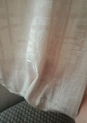 Bej Modern Düz Fon Perde - Görsel 4