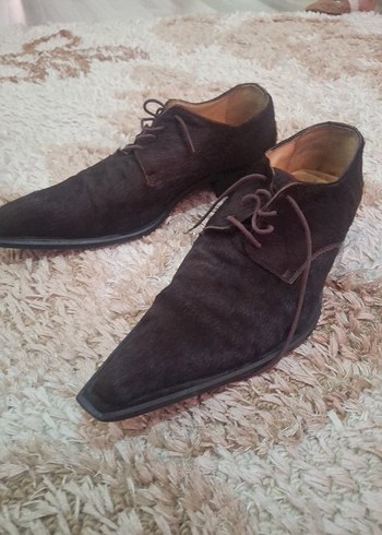 Klasik Erkek Kahverengi Süet Ayakkabı - Görsel 2